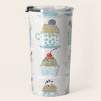 Sweet monster cupcake mint Travel Mug Gallery Image 3