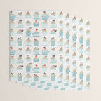 Sweet monster cupcake mint Wrapping Paper Gallery Image 3