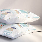 Sweet monster cupcake mint Pillow Sham Gallery Image 3