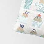 Sweet monster cupcake mint Pillow Sham Gallery Image 4