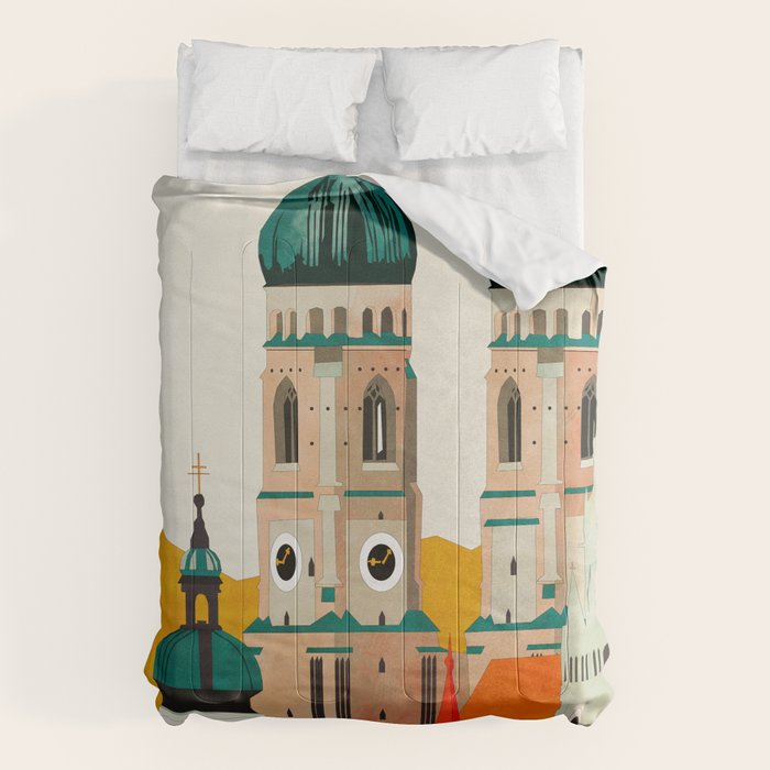 travel europe germany munich Comforter Gallery Image 1