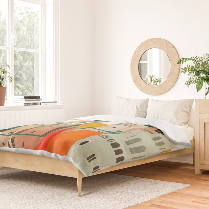 travel europe germany munich Duvet Cover Gallery Image 2