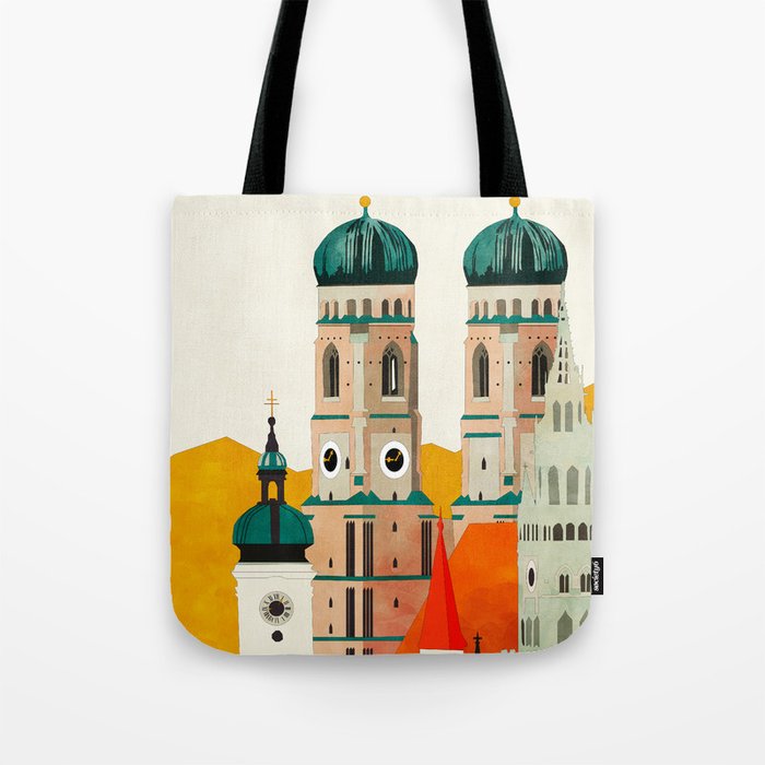 travel europe germany munich Tote Bag Gallery Image 1
