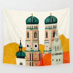 travel europe germany munich Wall Tapestry Gallery Image 4