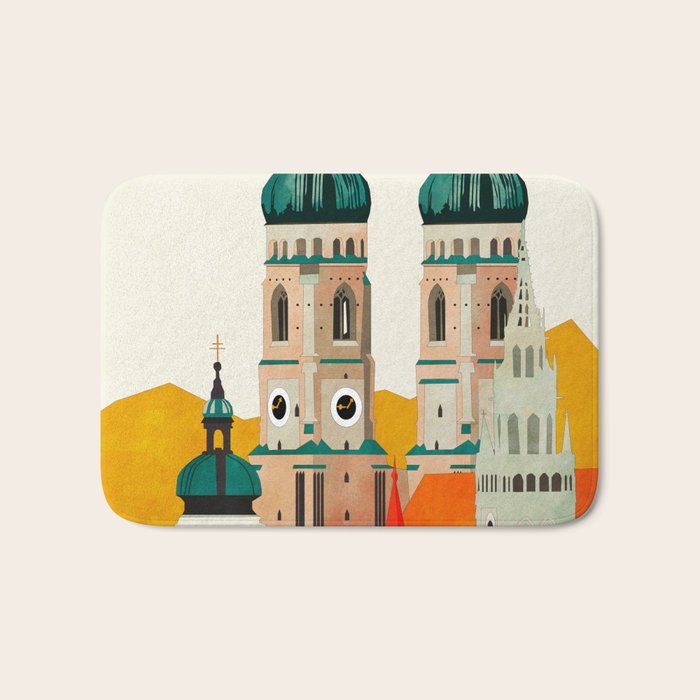 travel europe germany munich Bath Mat Gallery Image 1