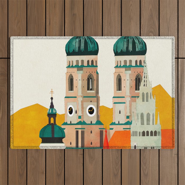 travel europe germany munich Outdoor Rug Gallery Image 1