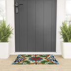 Cross art nouveau mexican talavera tile azulejo interior design Welcome Mat Gallery Image 3