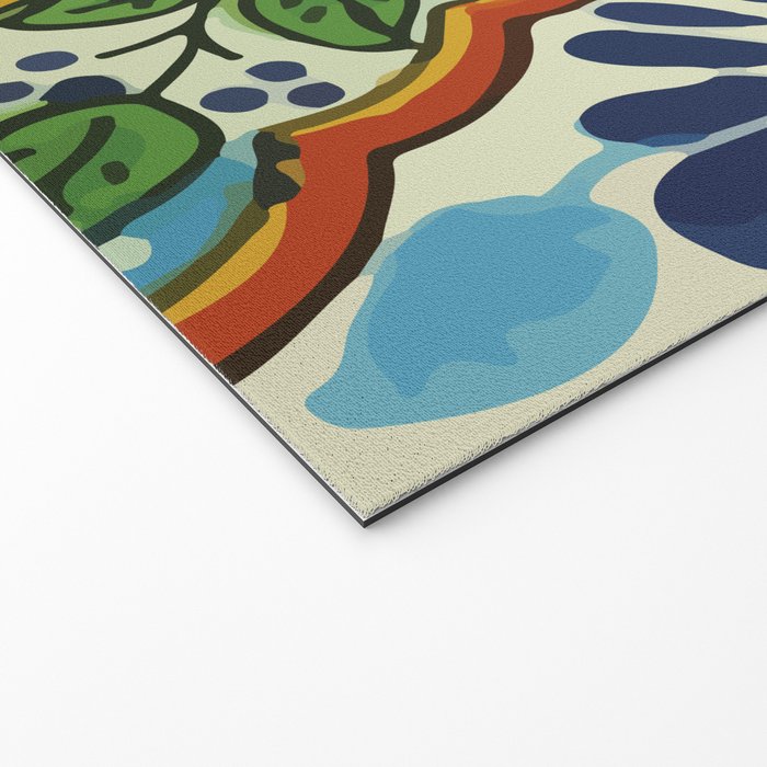 Cross art nouveau mexican talavera tile azulejo interior design Welcome Mat Gallery Image 2