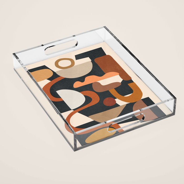 Modern Abstract Art 45 Acrylic Tray Gallery Image 1