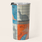 Eight Shadow Figures Utagawa Hiroshige Japanese Woodblock Print  Travel Mug Gallery Image 3