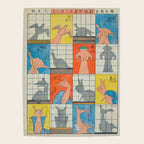 Eight Shadow Figures Utagawa Hiroshige Japanese Woodblock Print  Poster Gallery Image 4