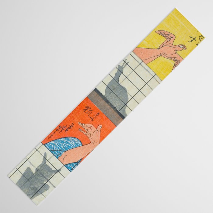 Eight Shadow Figures Utagawa Hiroshige Japanese Woodblock Print  Table Runner Gallery Image 3