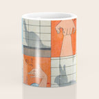 Eight Shadow Figures Utagawa Hiroshige Japanese Woodblock Print  Coffee Mug Gallery Image 4