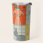 Eight Shadow Figures Utagawa Hiroshige Japanese Woodblock Print  Travel Mug Gallery Image 2