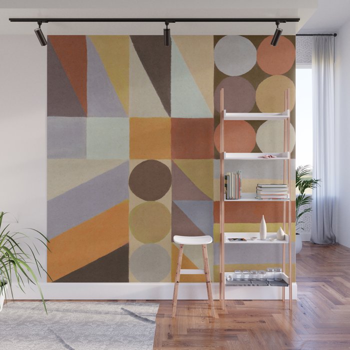 Geometric Shapes & Colors #1 Wall Mural Gallery Image 1