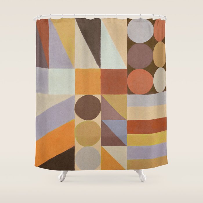 Geometric Shapes & Colors #1 Shower Curtain Gallery Image 1