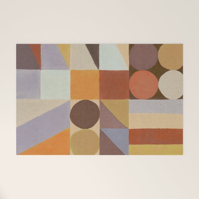 Geometric Shapes & Colors #1 Welcome Mat Gallery Image 1
