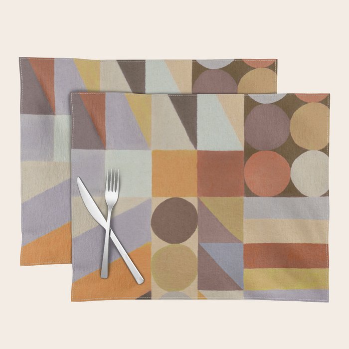 Geometric Shapes & Colors #1 Placemat Gallery Image 1
