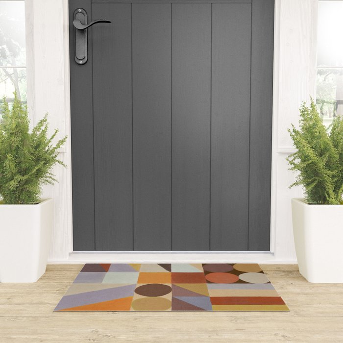 Geometric Shapes & Colors #1 Welcome Mat Gallery Image 3