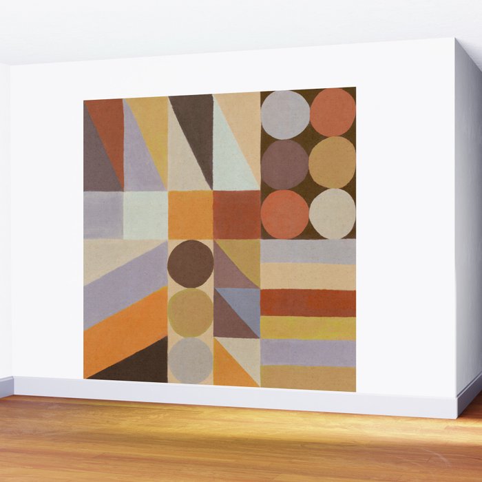 Geometric Shapes & Colors #1 Wall Mural Gallery Image 2