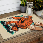 Bigfoot Forest Walker Cryptic Outdoor Rug Gallery Image 2