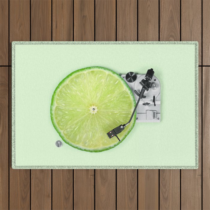 LIME DJ Outdoor Rug Gallery Image 1