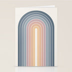 Gradient Arch XXII Sunrise Mid Century Modern Rainbow Stationery Card Gallery Image 2