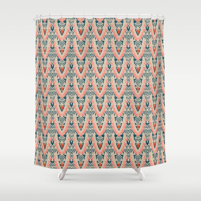 BENGAL CORA GEO Shower Curtain Gallery Image 1