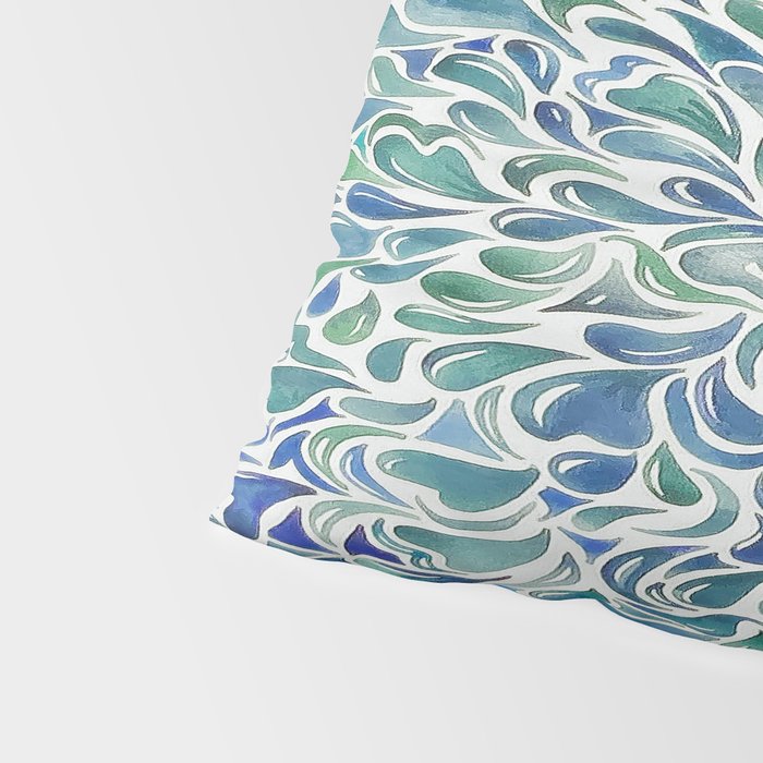 Watercolor Splashes Pillow Sham Gallery Image 4