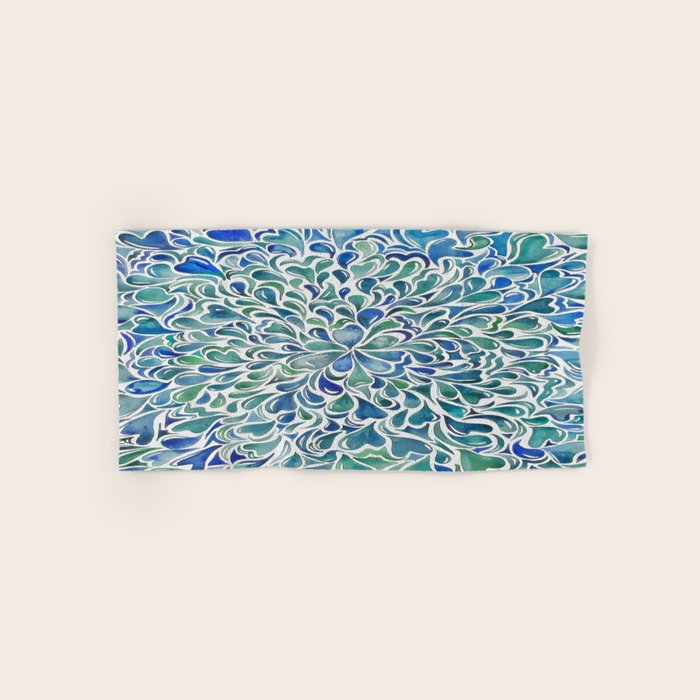 Watercolor Splashes Bath Towel Gallery Image 1