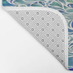 Watercolor Splashes Bath Mat Gallery Image 2