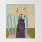 DAFFODILS Throw Blanket Gallery Image 2
