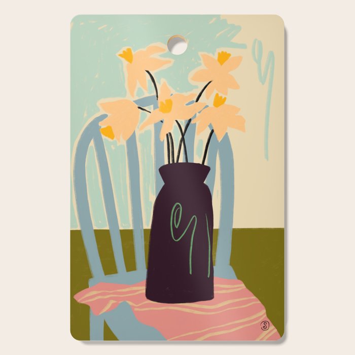 DAFFODILS Cutting Board Gallery Image 1