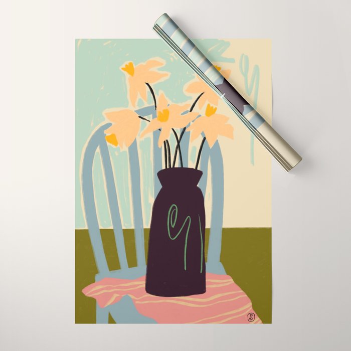DAFFODILS Wrapping Paper Gallery Image 1