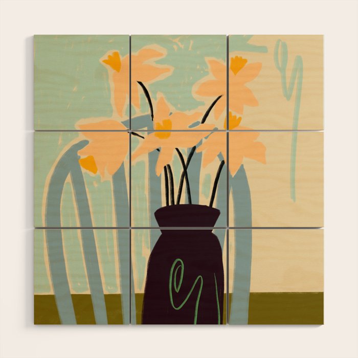 DAFFODILS Wood Wall Art Gallery Image 1