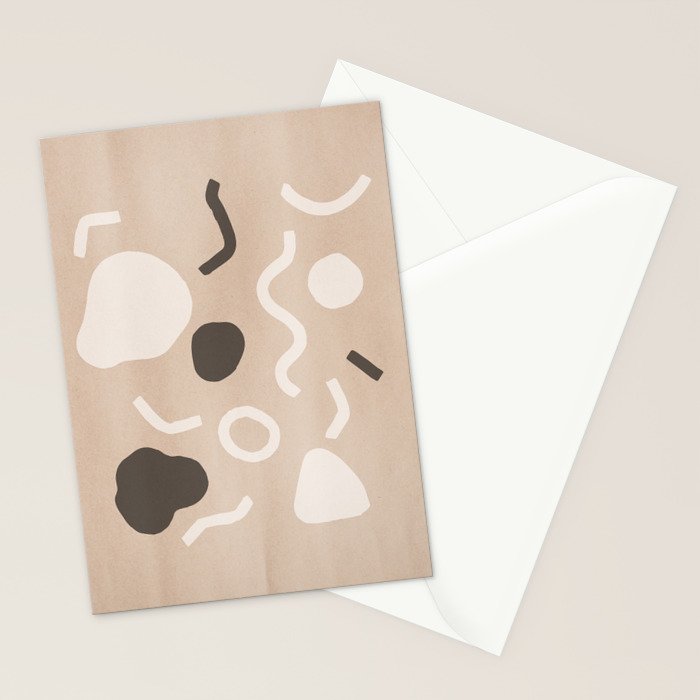 Abstract Confetti Stationery Card Gallery Image 2