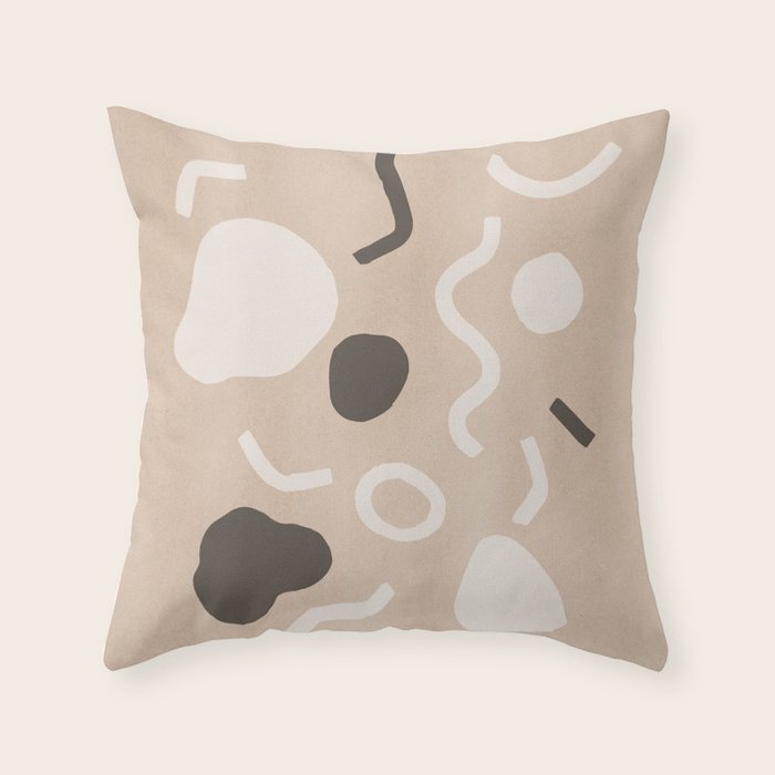 Abstract Confetti Throw Pillow Gallery Image 6