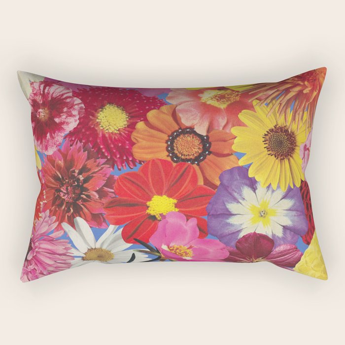Flower Salad #1 Rectangular Pillow Gallery Image 2