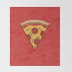 FAST FOOD / Pizza Throw Blanket Gallery Image 2