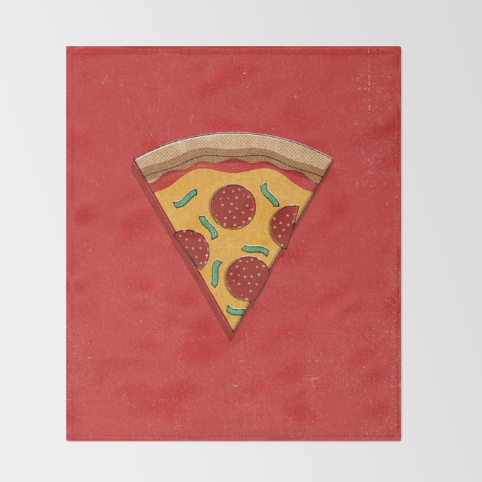FAST FOOD / Pizza Throw Blanket Gallery Image 2