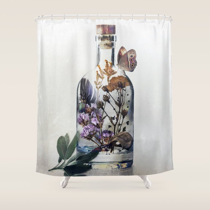 Sage and Bone Shower Curtain Gallery Image 1