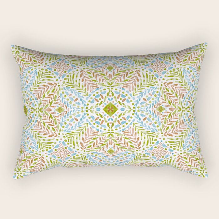 Natural Foliage Fusion G Rectangular Pillow Gallery Image 2