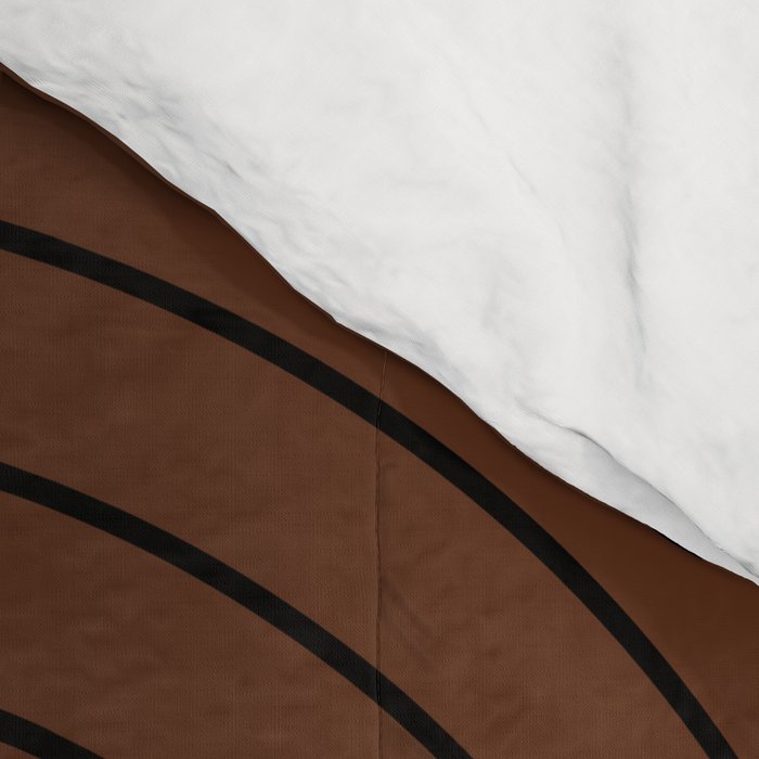 Oval Lines Abstract XXVI Comforter Gallery Image 4