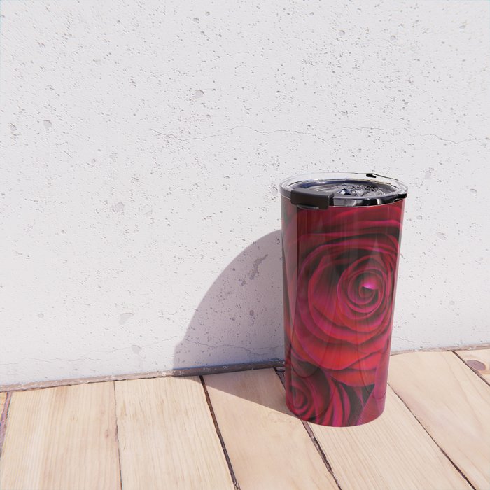 Red roses Travel Mug Gallery Image 4