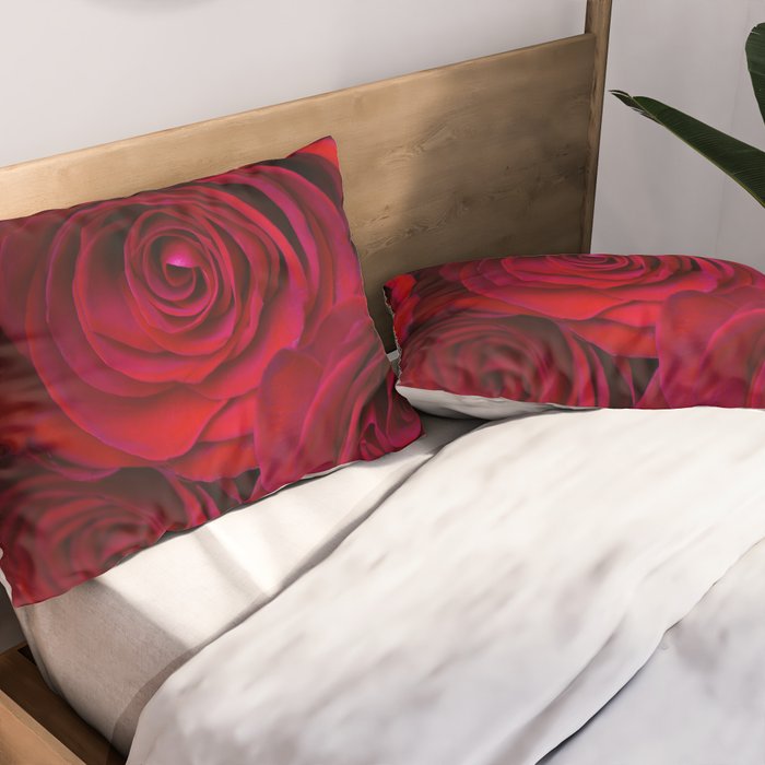Red roses Pillow Sham Gallery Image 2