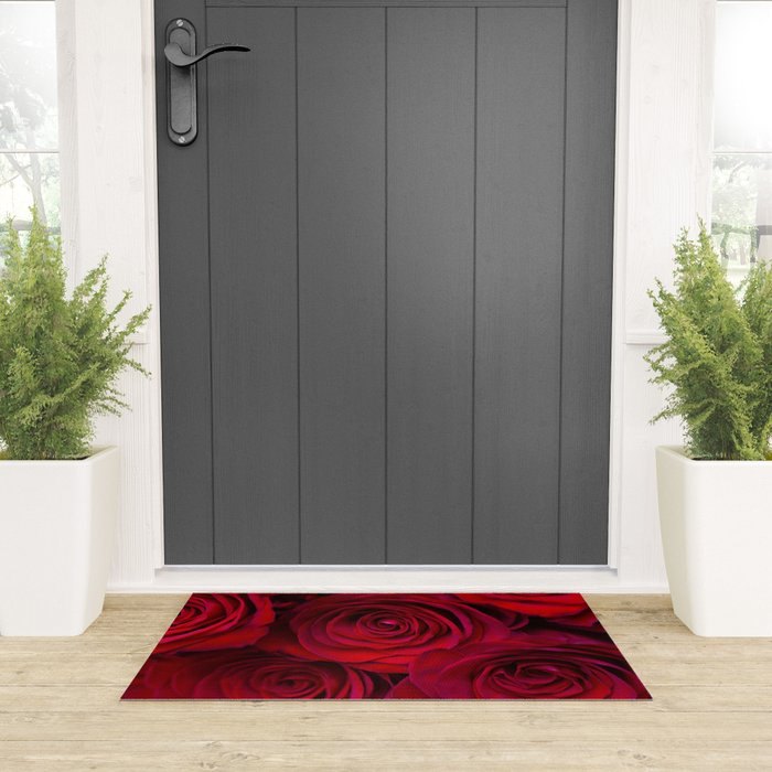 Red roses Welcome Mat Gallery Image 3