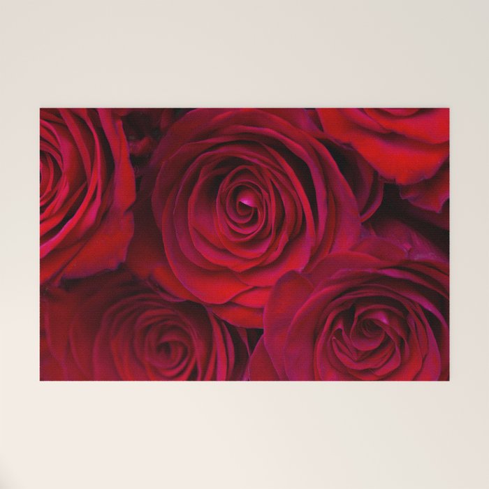 Red roses Welcome Mat Gallery Image 1