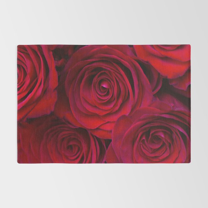 Red roses Rug Gallery Image 2