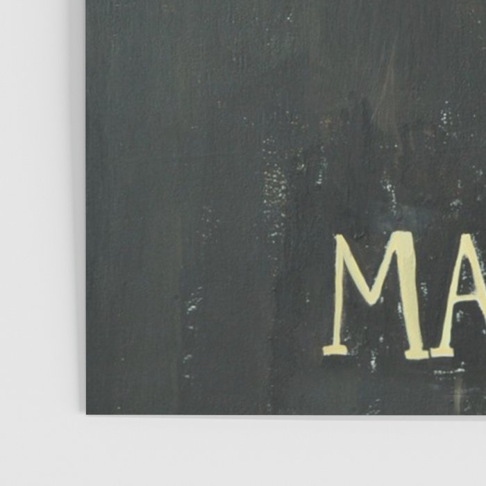 Fall Red Maple Leaf Black Background Poster Gallery Image 3