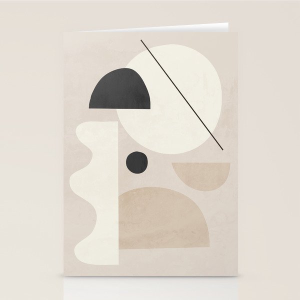 Abstract Minimal Shapes 25 Stationery Card Gallery Image 1
